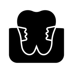 Gum Disease Vector Icon
