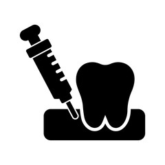 Dental Anesthesia Vector Icon