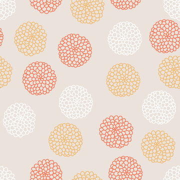 和柄のシームレスパターン