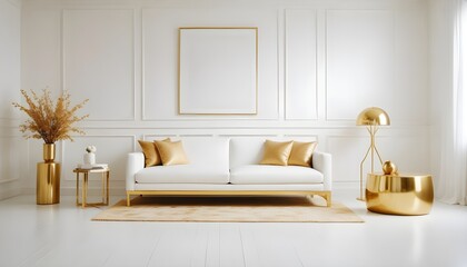 interior modern design room 3d