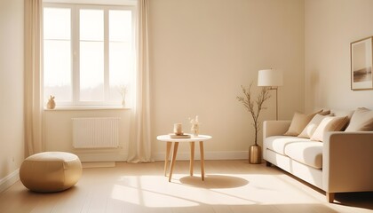 interior modern design room 3d