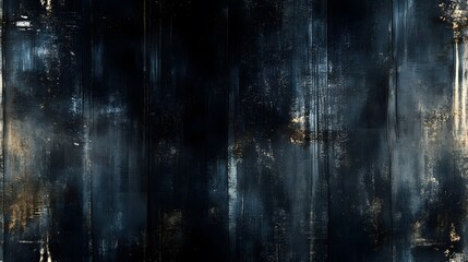 A dark, textured surface exhibiting vertical brushstrokes and distressed patterns.