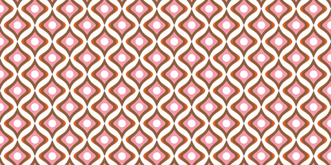 70s retro vintage pattern background