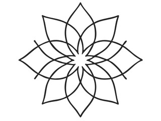 Intricate Thin Line Mandala Art for Spiritual, Relaxing, and Decorative Designs