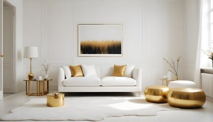 interior modern design room 3d