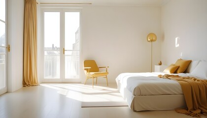 interior modern design room 3d