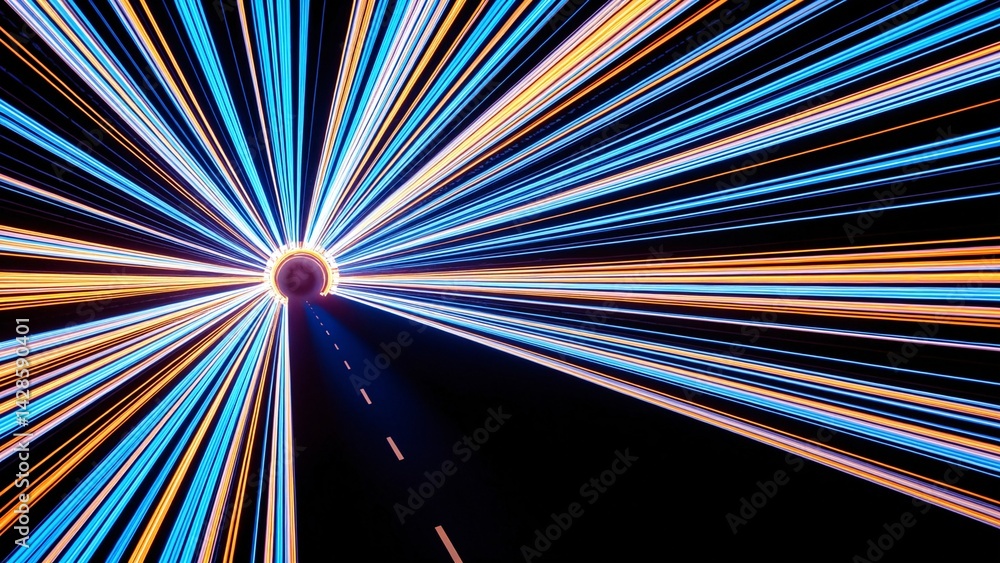 Poster abstract speed of light tunnel