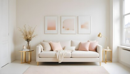 interior modern design room 3d