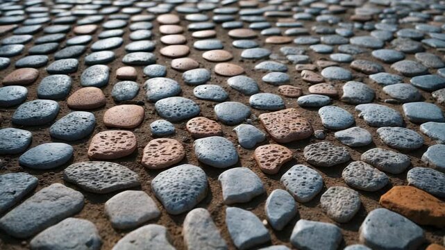 Texture of paving stone pavement