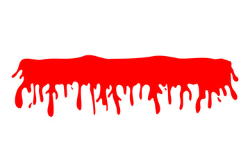 Ink splash shape colorful isolated transparency background.