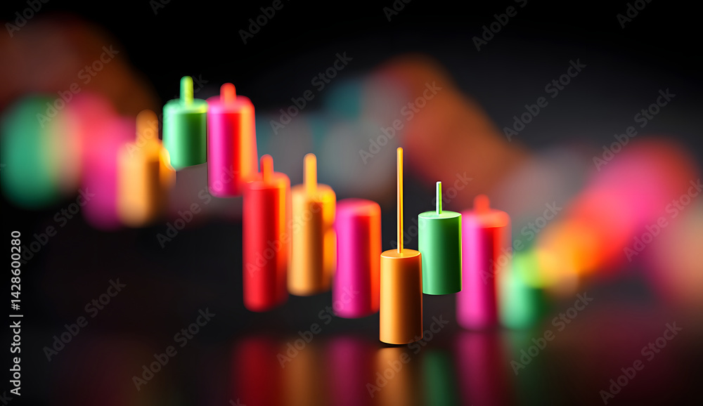 Poster abstract light three-dimensional luminous particles technology sense kv main visual background