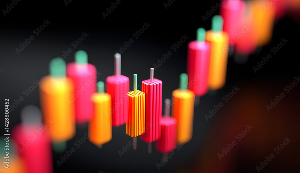 Poster abstract light three-dimensional luminous particles technology sense kv main visual background