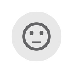 Obraz premium Sentiment Neutral Filled