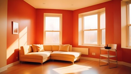 Fototapeta premium interior modern design room 3d