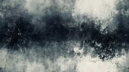 A textured, gray and dark gray,  distressed concrete wall surface image.