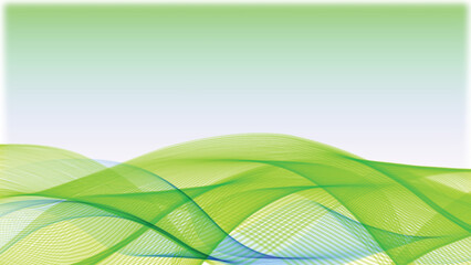 wave blue and green illustration abstrack baground vektor