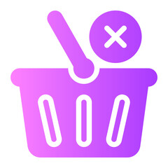 basket gradient icon