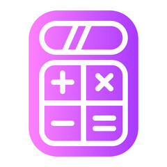 calculator gradient icon