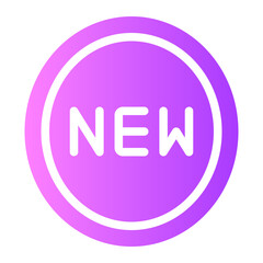 sticker gradient icon