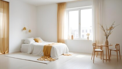 interior modern design room 3d