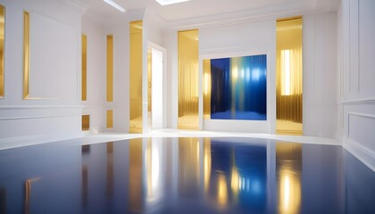 interior modern design room 3d