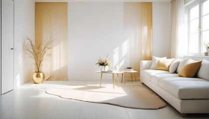 interior modern design room 3d