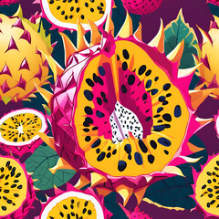 Ilustração de frutas