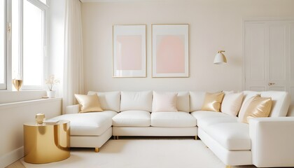interior modern design room 3d