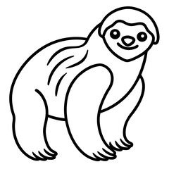 Chill Sloth Outline