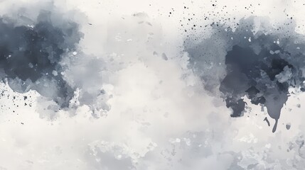 faded grey background with a watercolor effect, creating a soft and artistic aesthetic.