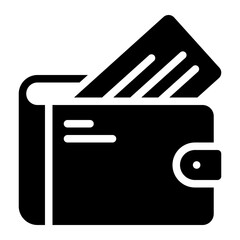 wallet glyph icon