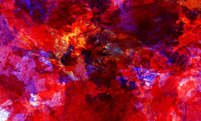 colorful watercolor background for your design. painting on paper from my originals. Red ink and watercolor textures on white paper background.