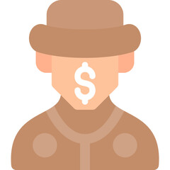 Corruption Transparency Flat Icon