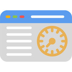 Time Allocation Flat Icon