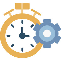 Time Planning Flat Icon