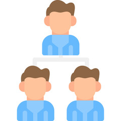 Team Coordination Flat Icon