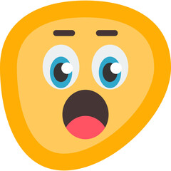 Sleeping Face Flat Icon