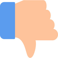 Thumbs Down Flat Icon