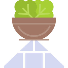 Food Pyramid Flat Icon