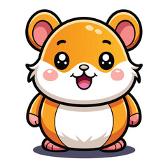 Cute cartoon hamster (1)