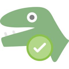 Dinosaur Flat Icon