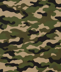 Fototapeta premium camouflage, khaki, army print, hunting style, dark background, fashionable design for workwear