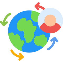 Global Resources Flat Icon