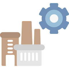 Industrial Tools Flat Icon
