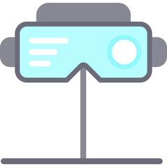 VR Studio Flat Icon