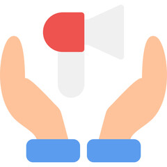 Human Rights Advocacy Flat Icon