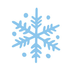 snowflake isolated on white background