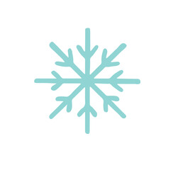 snowflake isolated on white background