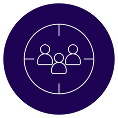 Audience Targeting icon, Precision Reach Mastering the Art of Audience Targeting, Smart Segments, Better Results Unlocking the Power of Targeted Marketing