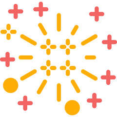 New Year Banner Flat Icon